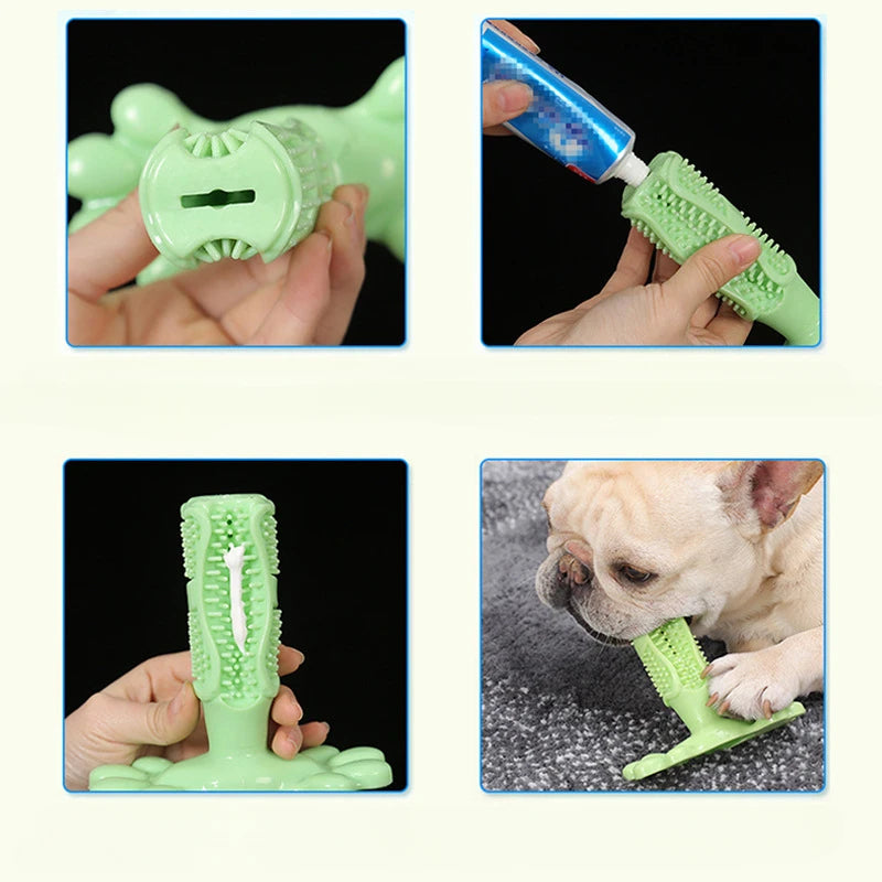 CalmingTeeth -  Durable Dog Chew Toy Toothbrush