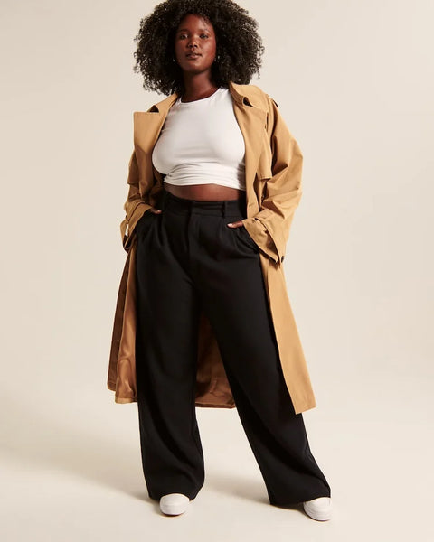 MAVIERE HIGH WAIST TAILORED WIDE LEG PANTS – Maviere